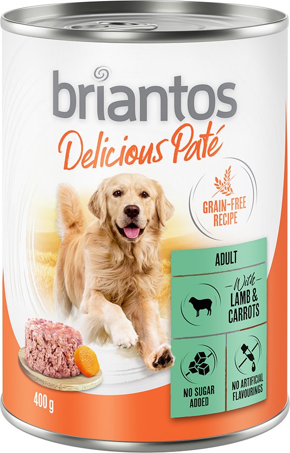 Thumbnail - Briantos Delicious Paté 6 x 400 g - Lamm und Karotten