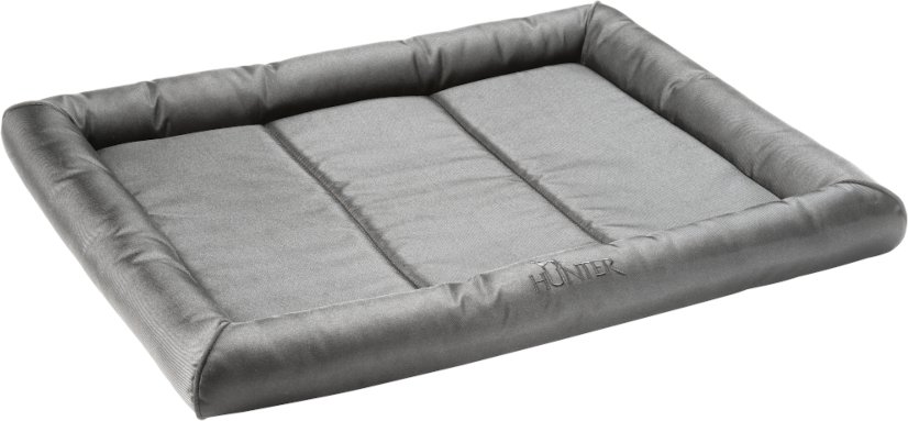 HUNTER Hundematte Vermont, grau - Größe M: L 90 x B 60 x H 7 cm