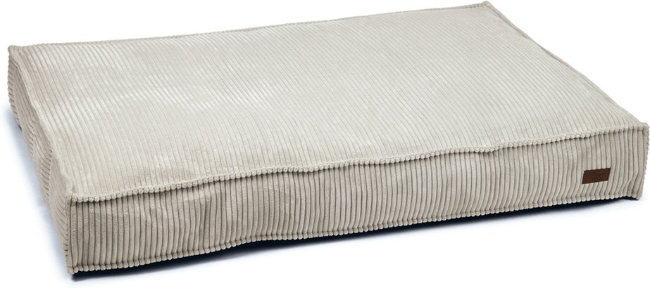 Designed by Lotte Liegekissen Ribbed, hellgrau - ca. L 120 x B 80 x H 15 cm