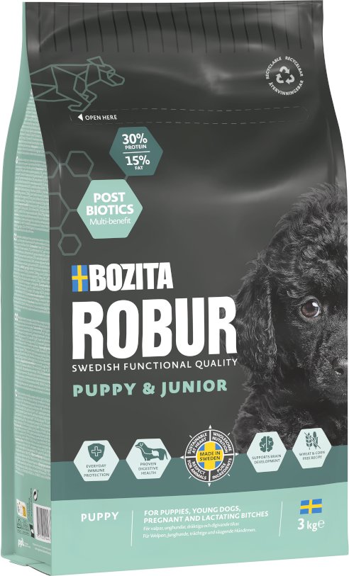 Thumbnail - Bozita Robur Puppy & Junior Huhn - 3 kg