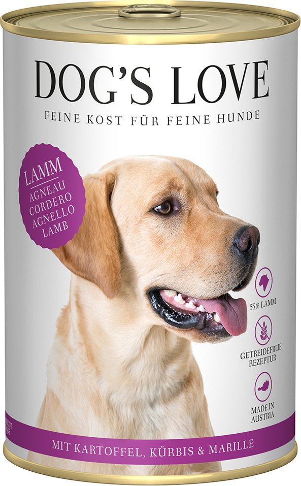 Dog´s Love Adult 6 x 400 g - Lamm