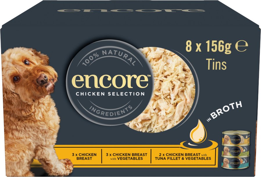 Encore Dose Mix in Brühe 8 x 156 g - Hühnchen-Auswahl (3 Sorten)