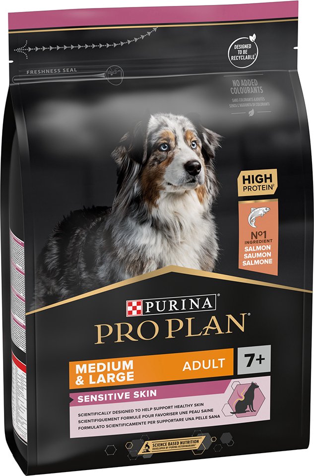 PURINA PRO PLAN Medium & Large Adult 7+ Sensitive Skin - 3 kg
