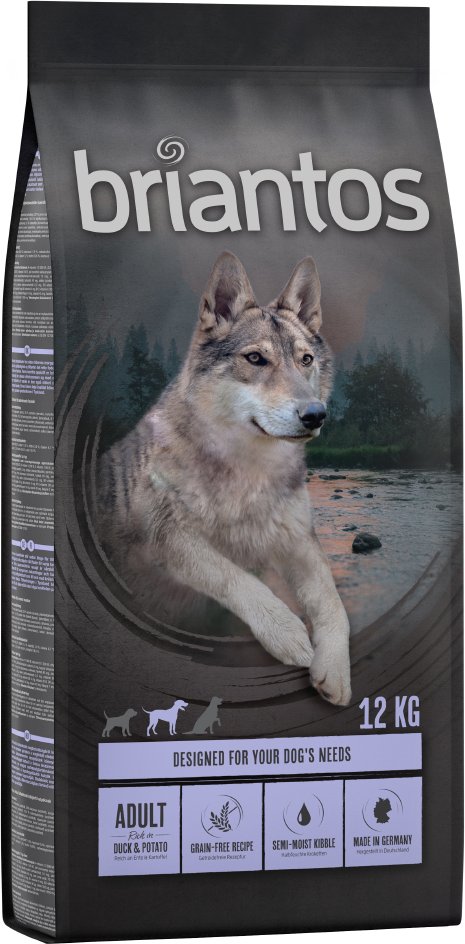 Briantos Sparpaket (2 x Großgebinde) - Briantos Adult Ente GETREIDEFREI (2 x 12 kg)