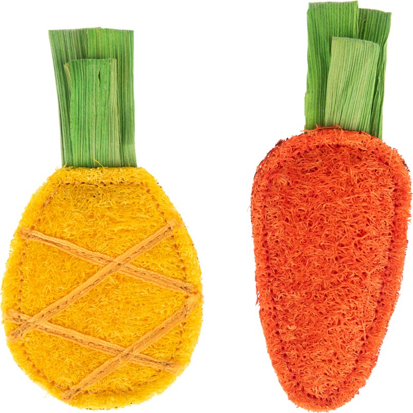 TIAKI Katzenspielzeug-Set Knisternde Früchte - 2er Pack