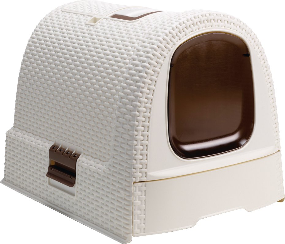 Eco-Friendly Curver Katzentoilette - weiß