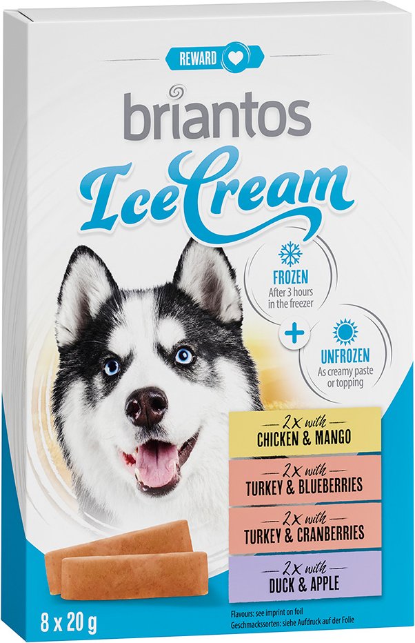 Hundesnack Briantos Ice Cream - 3 x 160 g