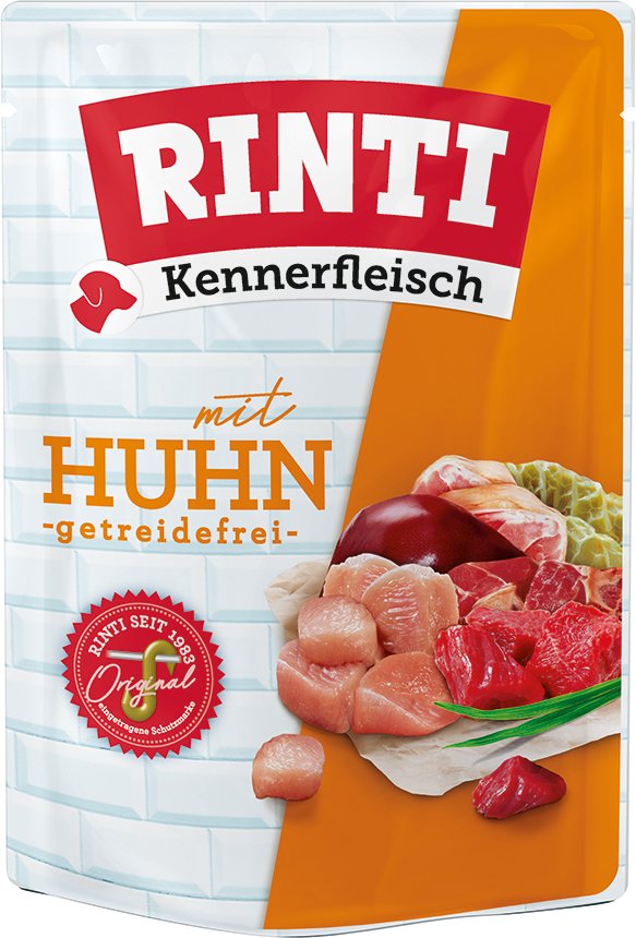 RINTI Kennerfleisch Pouches 10 x 400 g - Huhn