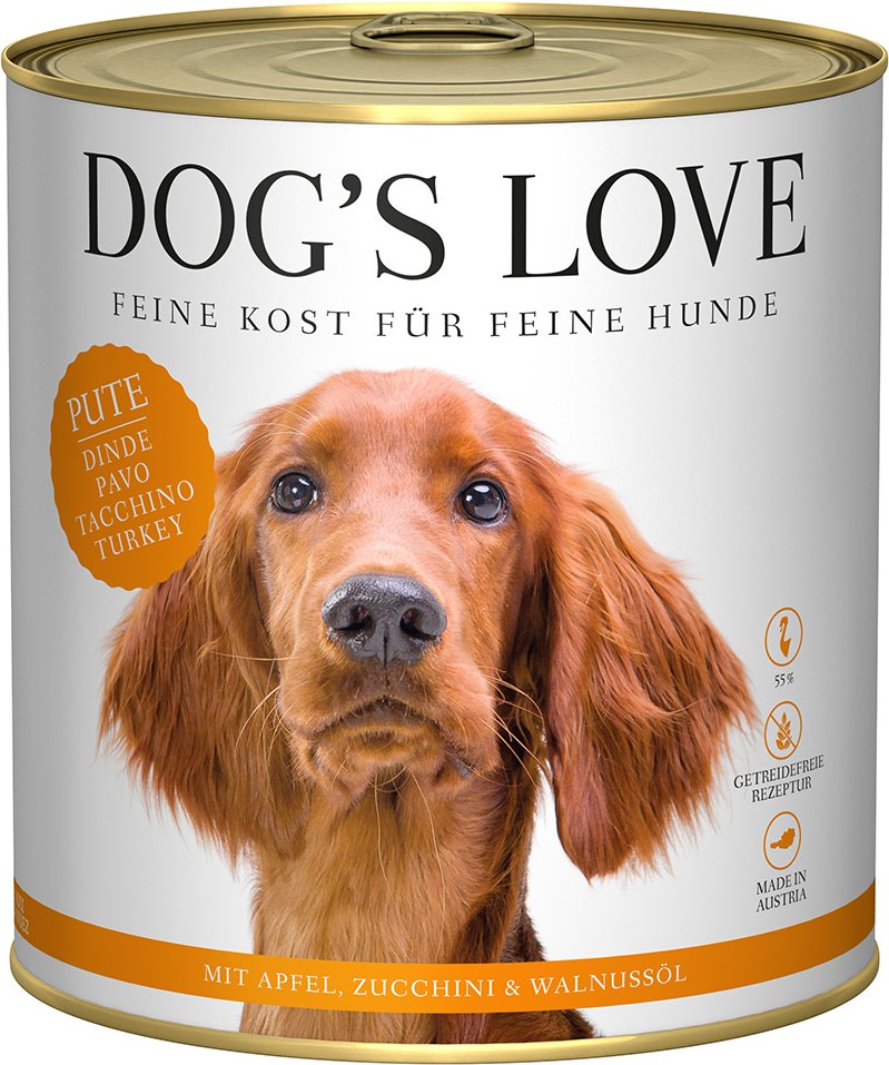 Dog´s Love Adult 6 x 800 g - Pute