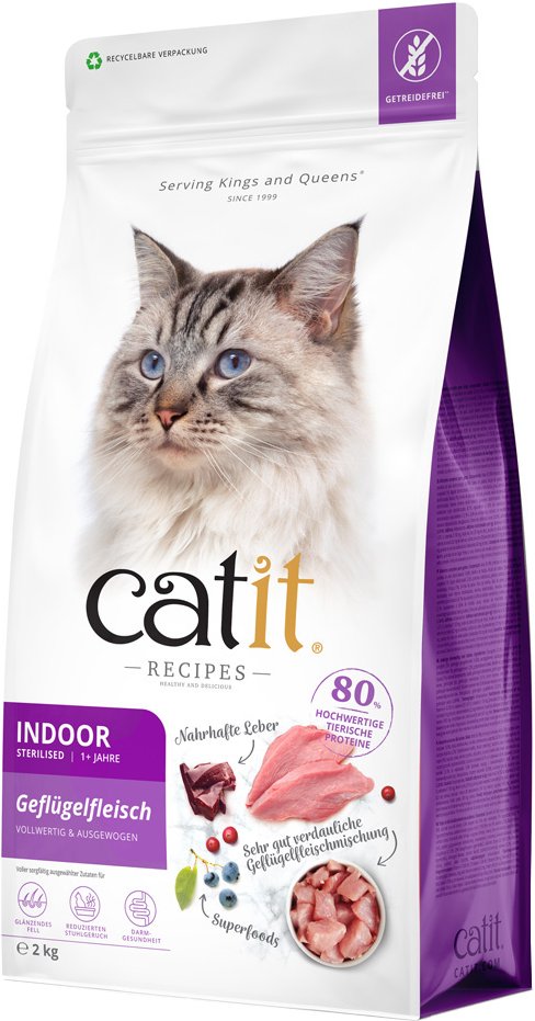 Catit Recipes Adult Indoor Sterilised - Sparpaket: 2 x 2 kg
