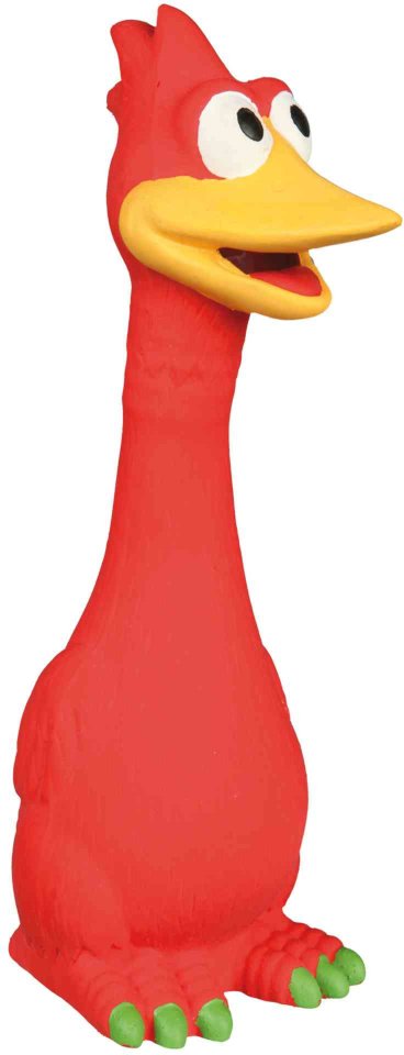 Trixie Hundespielzeug Vogel aus Latex - 20 cm, rot