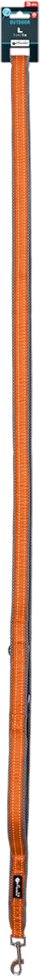 Petlando Outdoor 3 m Führleine, orange - Größe L: 300 cm lang, 30 mm breit