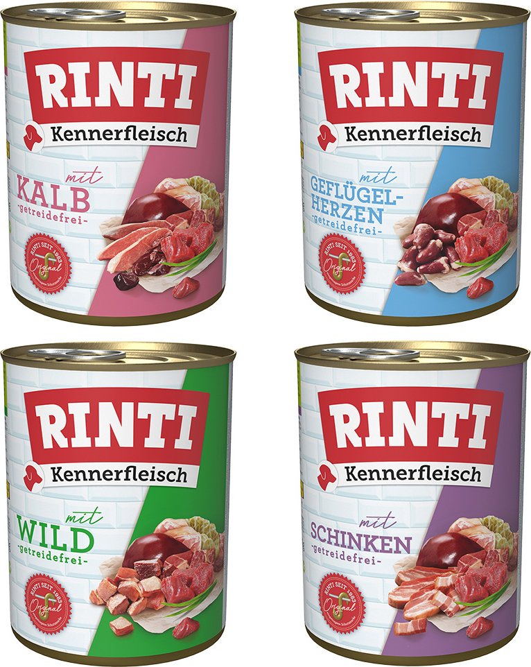 Sparpaket RINTI Kennerfleisch 12 x 800 g - Mixpaket 1