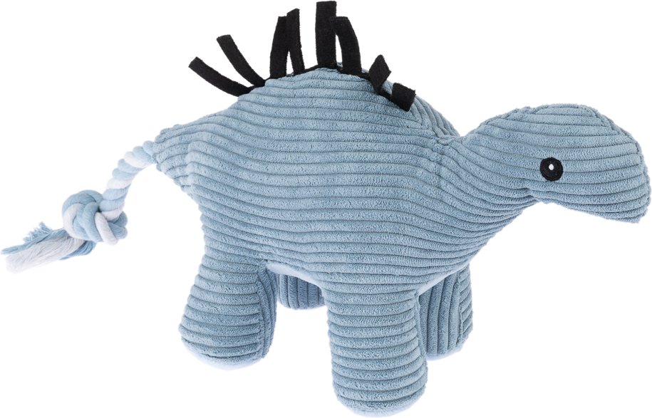 TIAKI Hundespielzeug Stegosaurus - L 40 x B 11 x H 19 cm