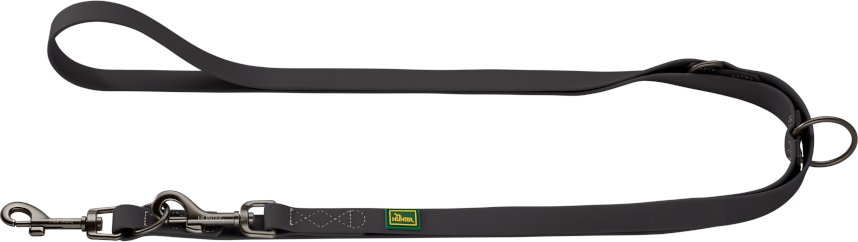 HUNTER Verstellbare Leine Havanna Mini, schwarz - 200 cm lang, 15 mm breit