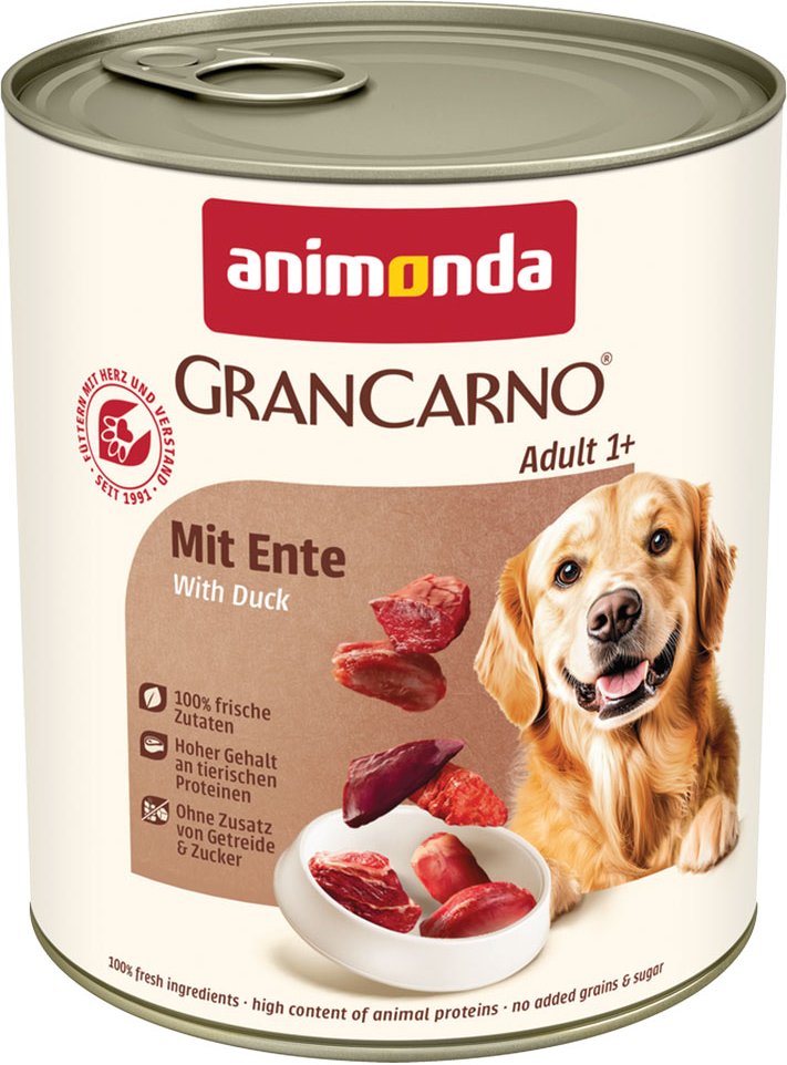 Sparpaket animonda GranCarno Original 24 x 800 g - mit Ente