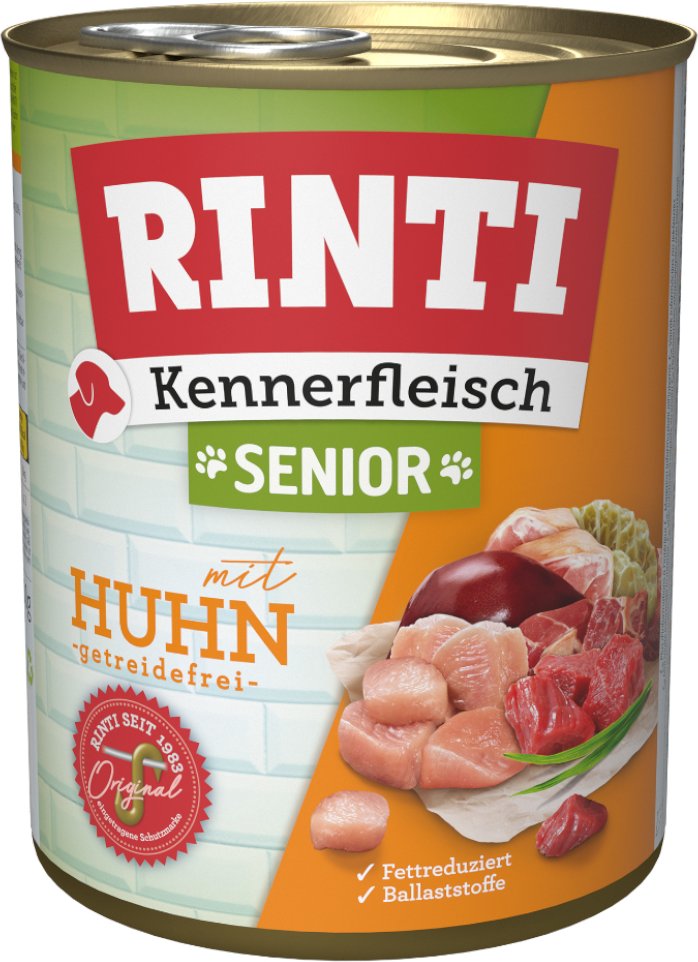 Sparpaket RINTI Kennerfleisch 12 x 800 g - Senior: Huhn