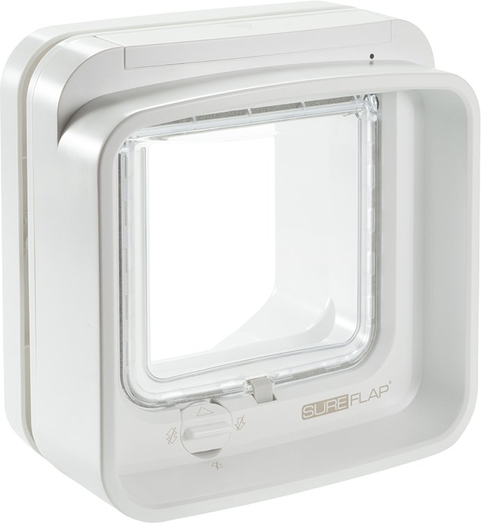 SureFlap DualScan™ Mikrochip Katzenklappe - Sureflap weiß