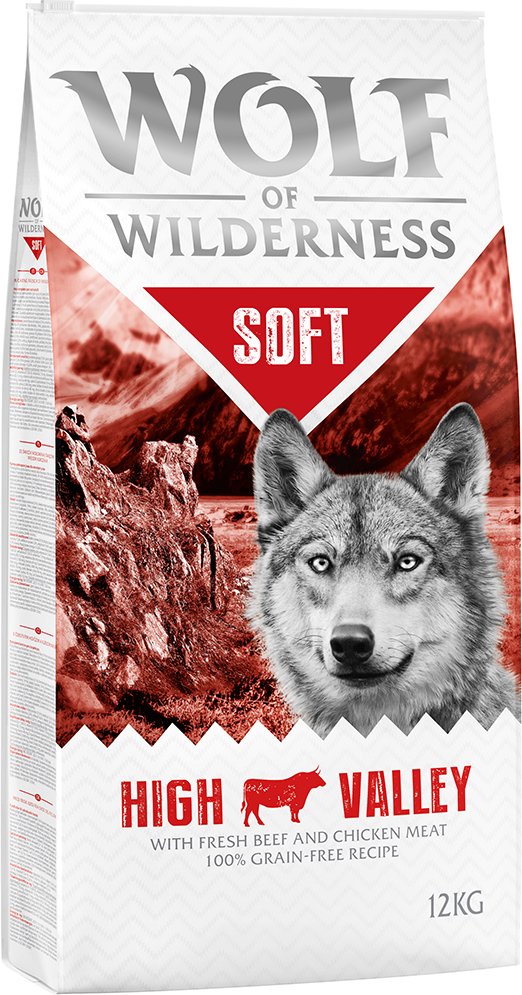 Wolf of Wilderness "Soft - High Valley" Rind - getreidefrei - 12 kg