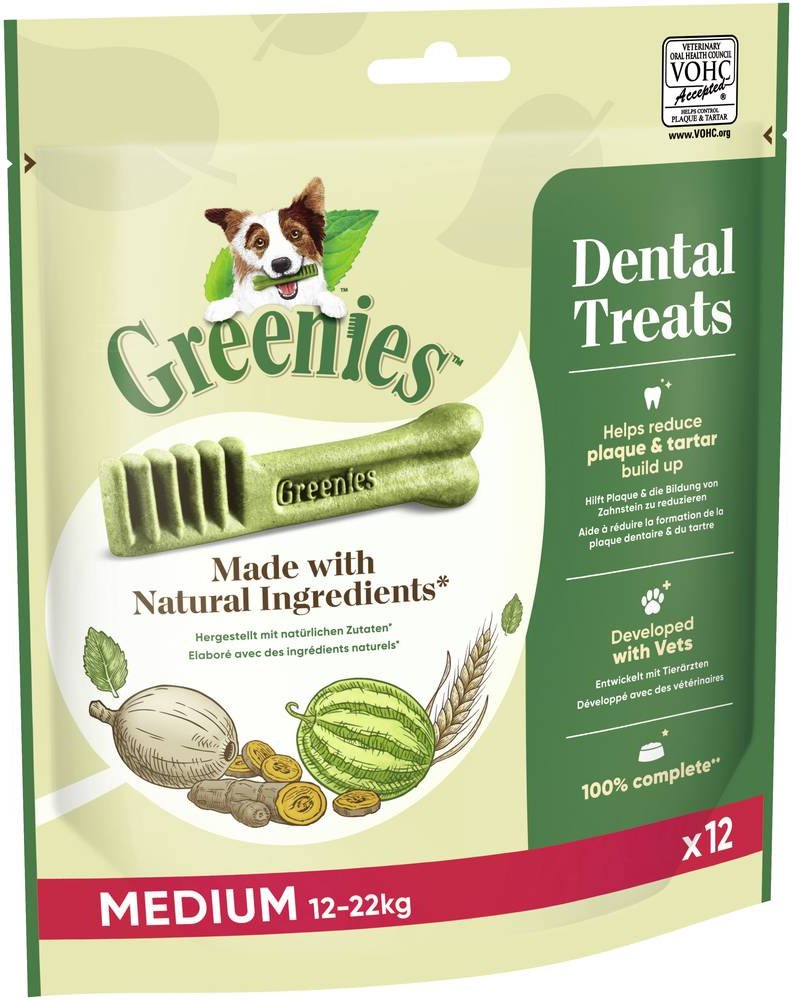 Greenies Zahnpflege-Kausnacks für Hunde 85 g / 170 g / 340 g - 340 g (Medium)