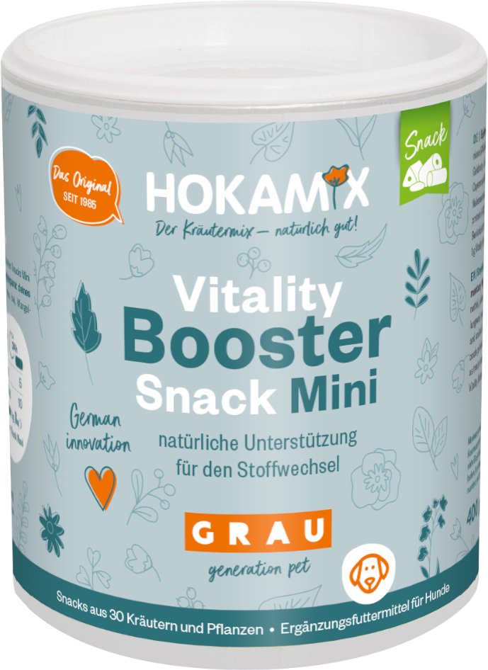 GRAU HOKAMIX Vitality Booster Snack Mini - Sparpaket: 2 x 400 g