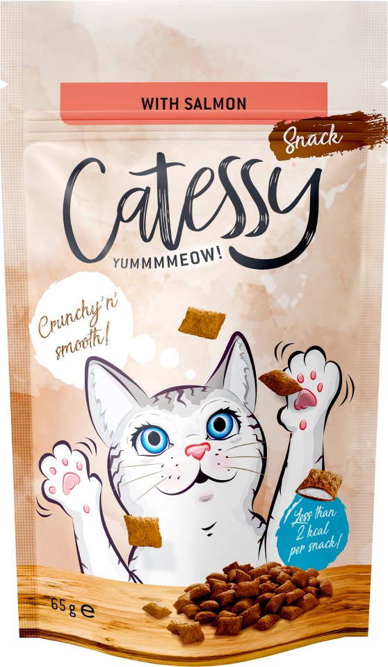 Sparpaket Catessy Knabber-Snack 5 x 65 g - mit Lachs