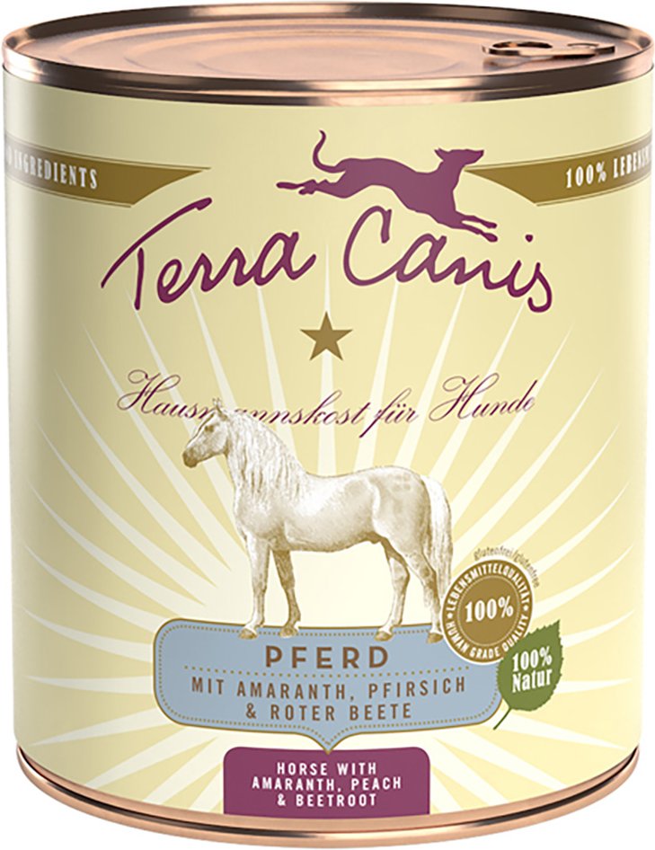 Sparpaket Terra Canis 12 x 800 g - Pferd mit Amaranth, Pfirsich & roter Beete