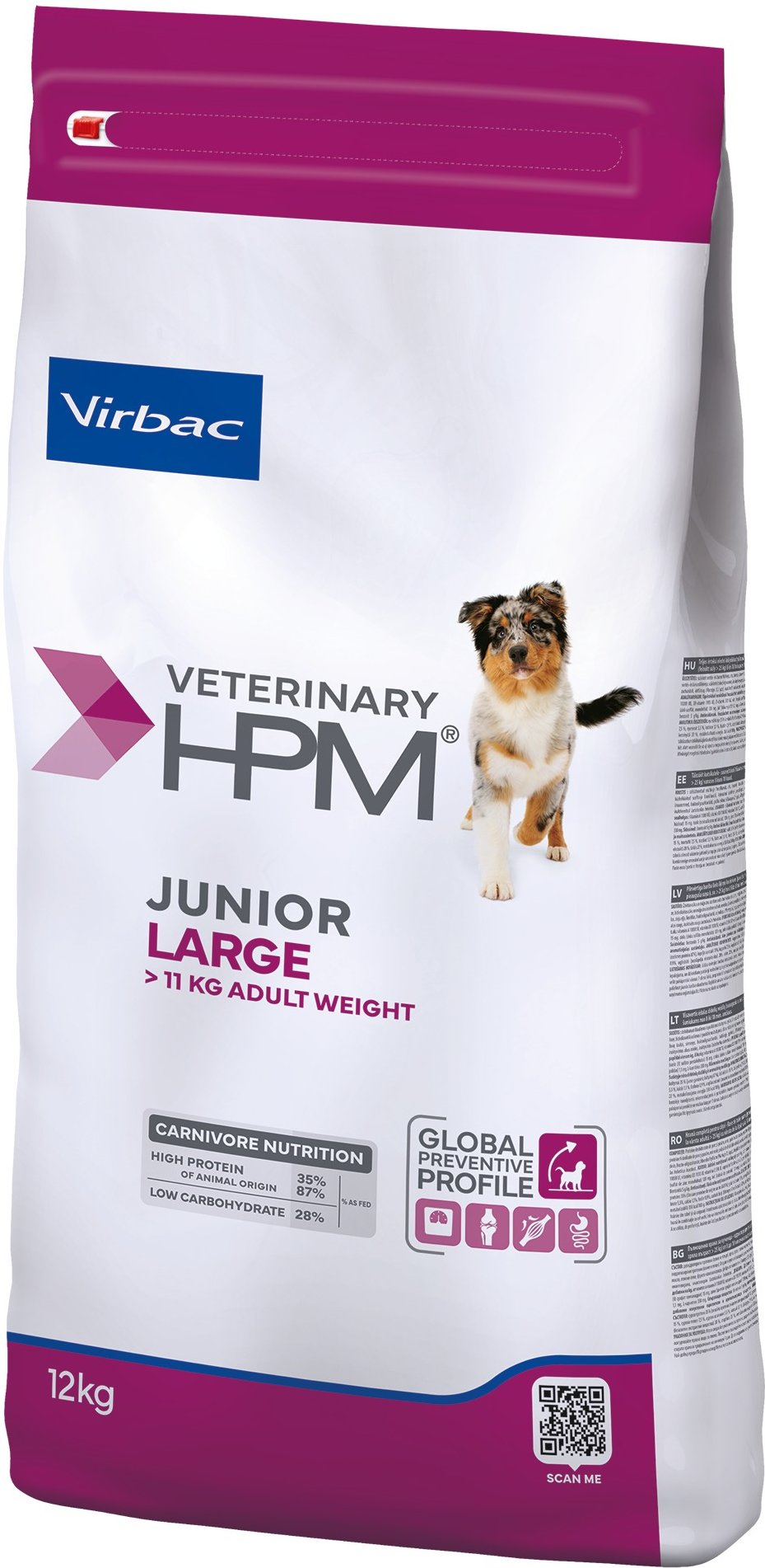 Virbac Veterinary HPM Junior Dog Special Large - Sparpaket: 2 x 12 kg