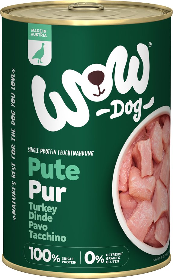 Thumbnail - WOW Pur 6 x 400 g - Pute