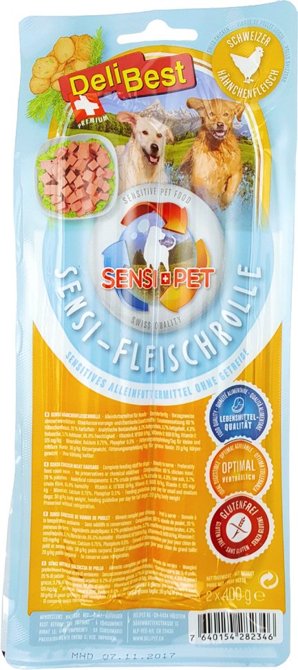 DeliBest Sensi Fleischrolle Hähnchen - 2 x 400 g