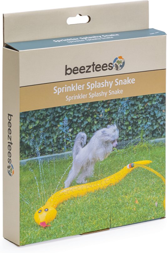 beeztees Hundespielzeug Schlange Splashy, gelb - L 150 cm
