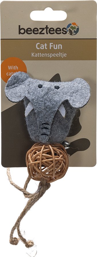 beeztees Katzenspielzeug Dschungel Sola - ca. L 19 x B 8 x H 4 cm