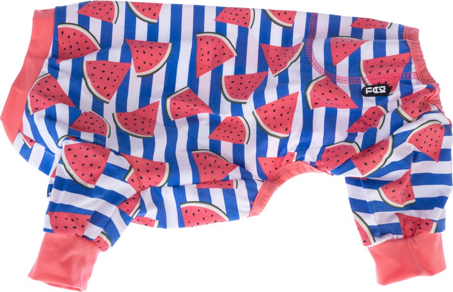 TIAKI Pet & Parent Pyjama im Partnerlook, Melone - Hundeshirt Größe L: ca. 55 cm Rückenlänge