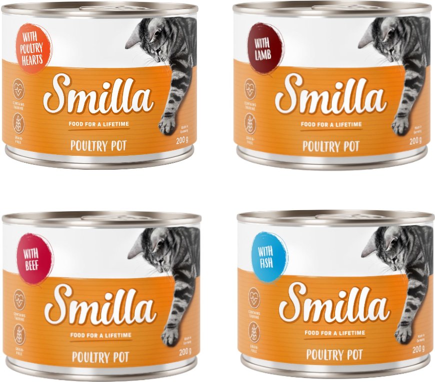 Smilla Geflügeltöpfchen 6 x 200 g - Mixpaket