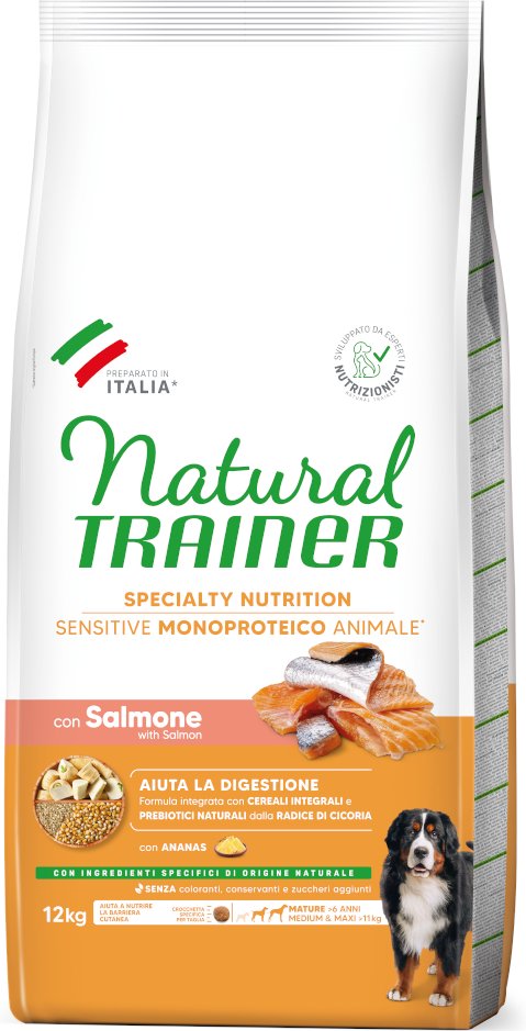 Natural Trainer Sensitive Mature Medium & Maxi mit Lachs - 12 kg