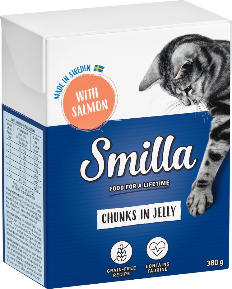 Smilla Tetra Häppchen 6 x 380 / 370 g - Lachs in Gelee (6 x 380 g)