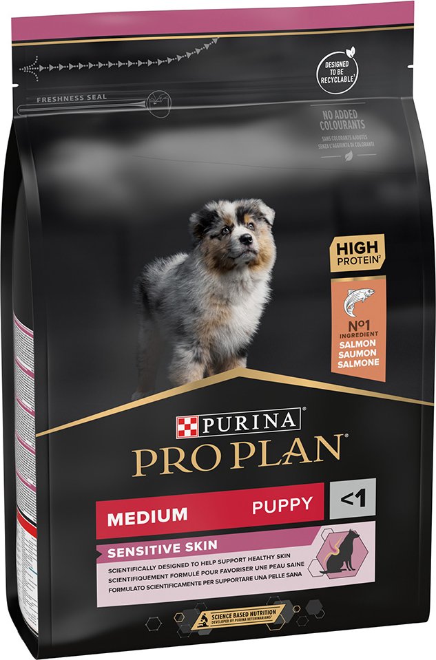 PURINA PRO PLAN Medium Puppy Sensitive Skin - 3 kg