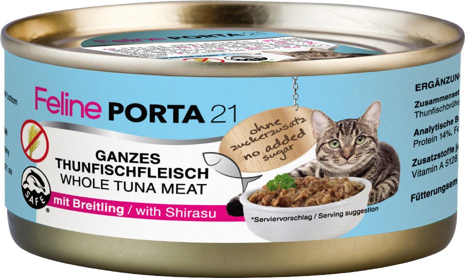 Feline Porta 21 6 x 156 g - Thunfisch mit Breitling (getreidefrei)