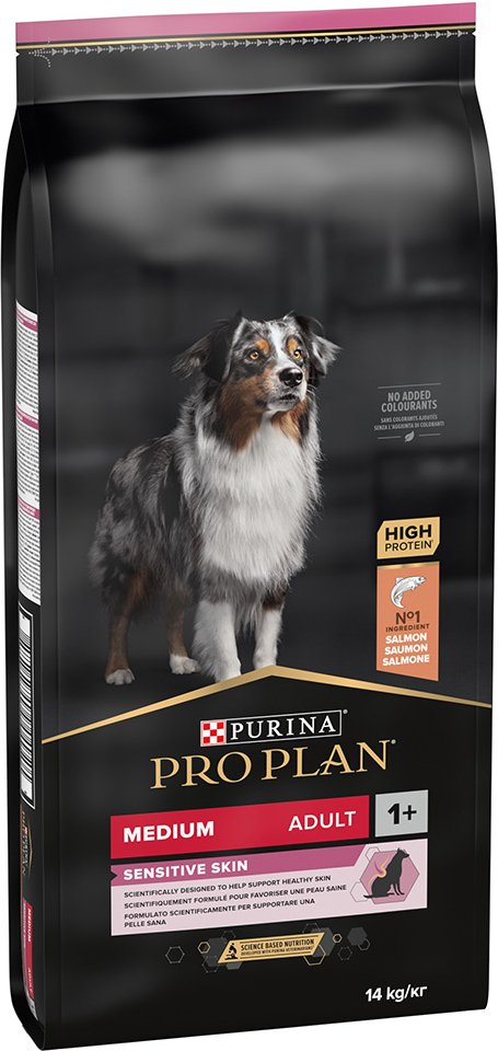 PURINA PRO PLAN Medium Adult Sensitive Skin - 14 kg