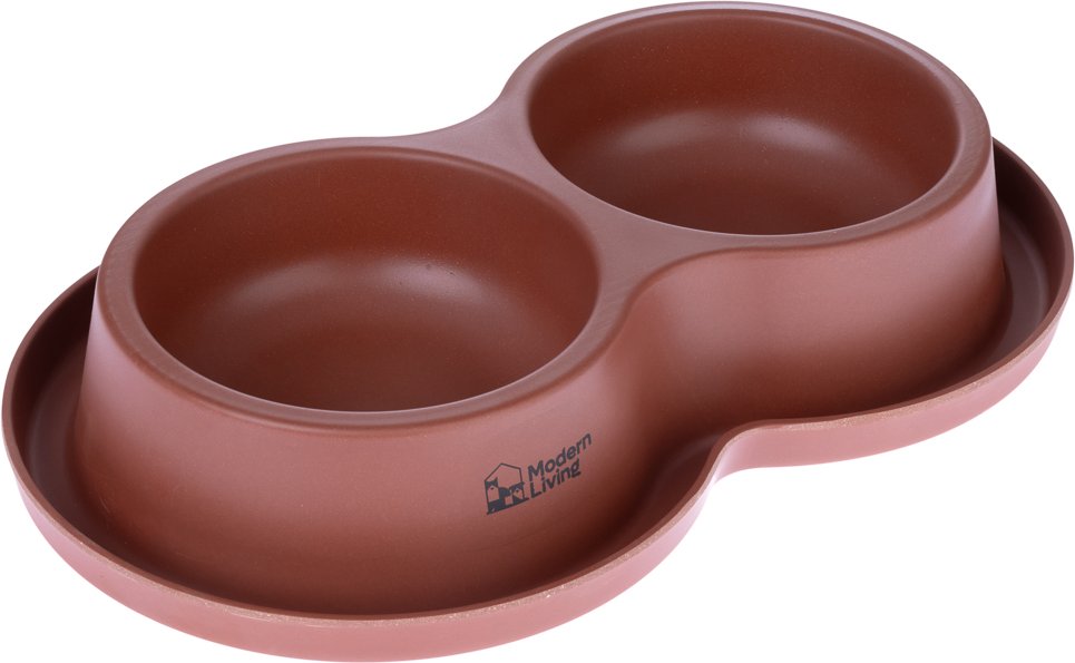 Thumbnail - Modern Living Doppelnapf Fujian - 2 x 550 ml, L 36 x B 21 x H 6 cm