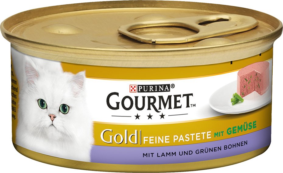 Sparpaket Gourmet Gold Feine Pastete 24 x 85 g - Lamm & grüne Bohnen