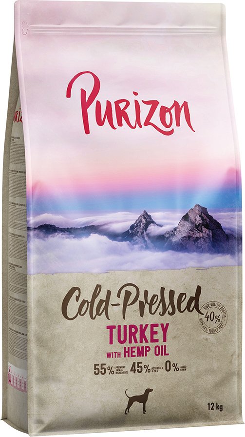 Purizon Kaltgepresst Pute mit Hanföl - 2 x 12 kg