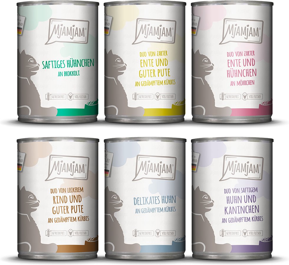 Probierpaket MjAMjAM 6 x 400 g - Mixpaket (6 Sorten)