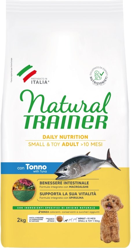 Natural Trainer Adult Small & Toy mit Thunfisch - 2 kg