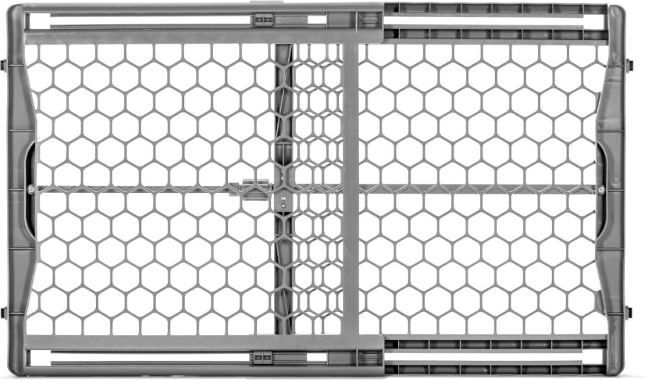 Carlson ausziehbares Absperrgitter aus Kunststoff - Höhe 59 cm, Breite 71 bis 107 cm
