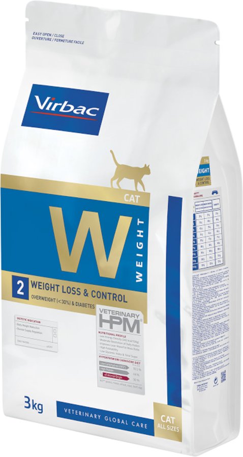 Virbac Veterinary HPM Cat Weight Loss and Control W2 - 3 kg