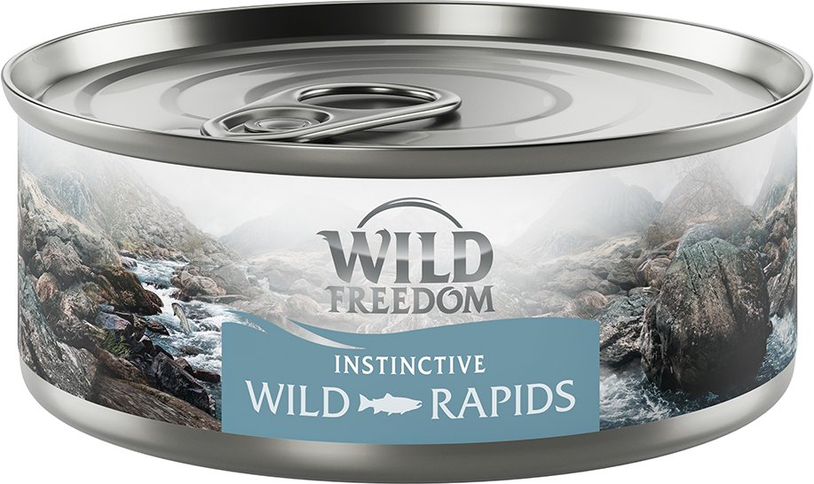Wild Freedom Instinctive 6 x 70 g - Ergänzungsfuttermittel - Wild Rapids - Lachs