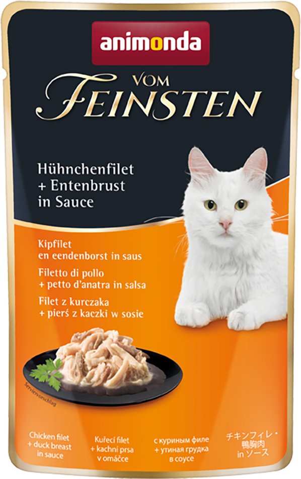 Thumbnail - animonda vom Feinsten Adult in Sauce 18 x 50 g - Hühnchenfilet + Entenbrust in Sauce