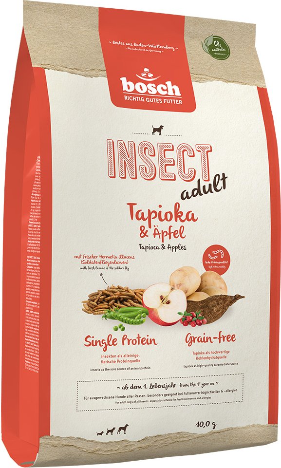 bosch HPC Adult Insect, Apfel & Tapioka - 10 kg
