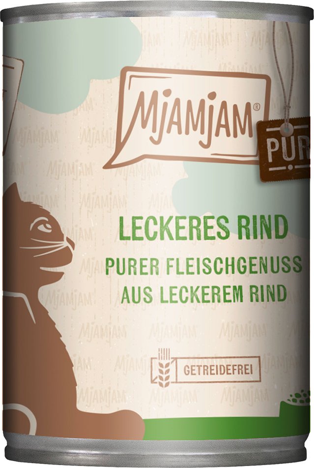 Thumbnail - Sparpaket MjAMjAM purer Fleischgenuss 24 x 400 g - leckeres Rind pur